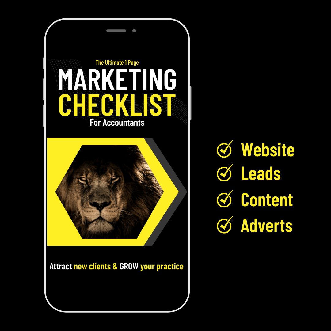 marketing checklist for accountants