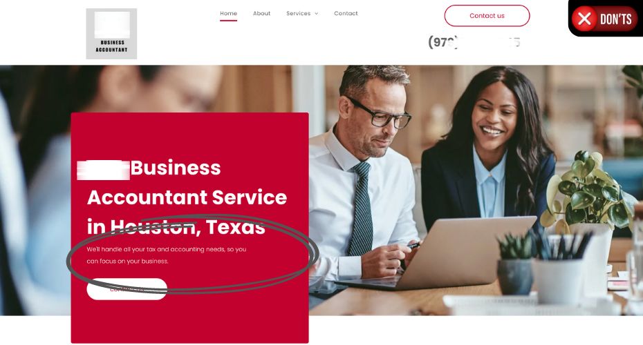 website design for cpa firm